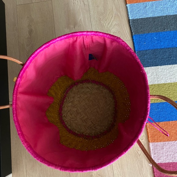 Straw large beach bag New - Picture 3 of 6